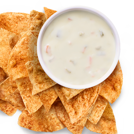Large Chili Lime Chips & Queso Blanco