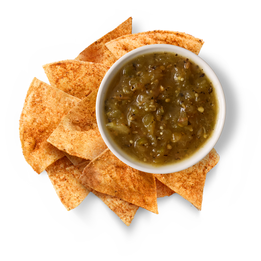Chili Lime Chips & Tomatillo-Green Chili Salsa